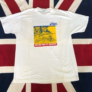 2001 ASICS NYC Marathon Vintage Shirt